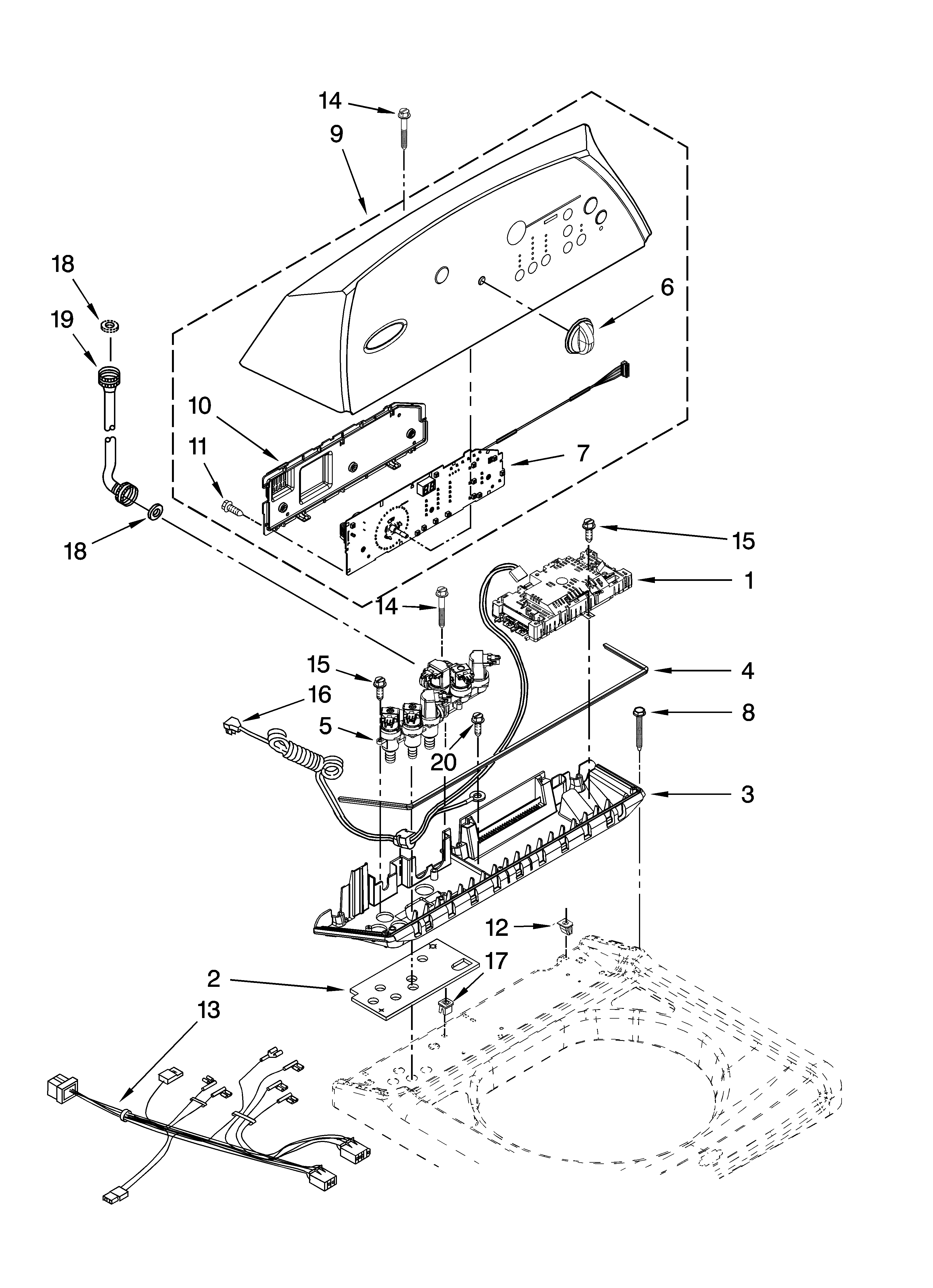 Control panel parts