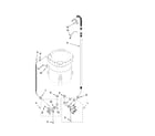 Whirlpool WTW6200VW0 pump parts, optional parts (not included) diagram