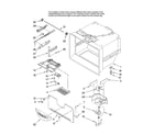 Maytag MBL1957VES10 freezer liner parts diagram