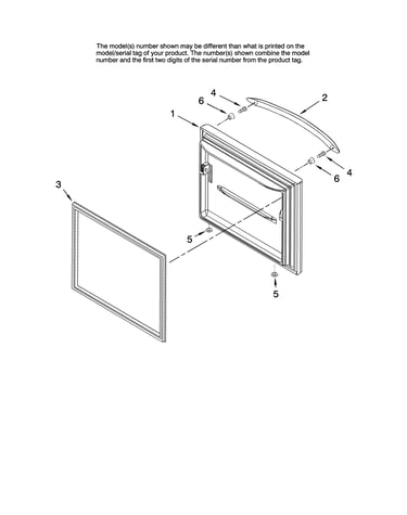 Freezer door parts