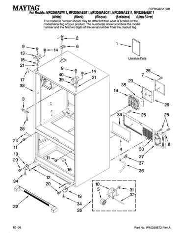 Cabinet parts