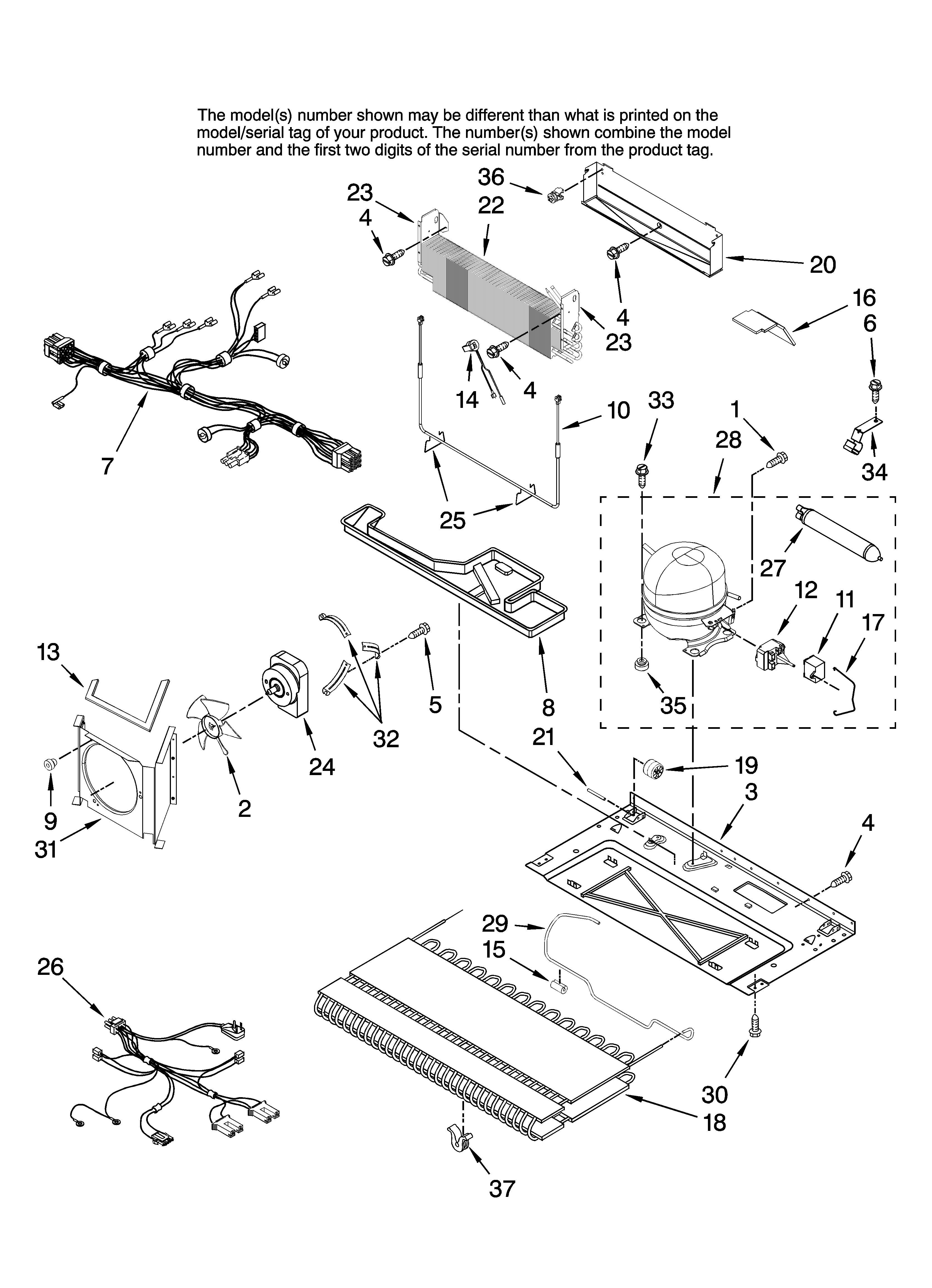 Unit parts, optional parts (not included)