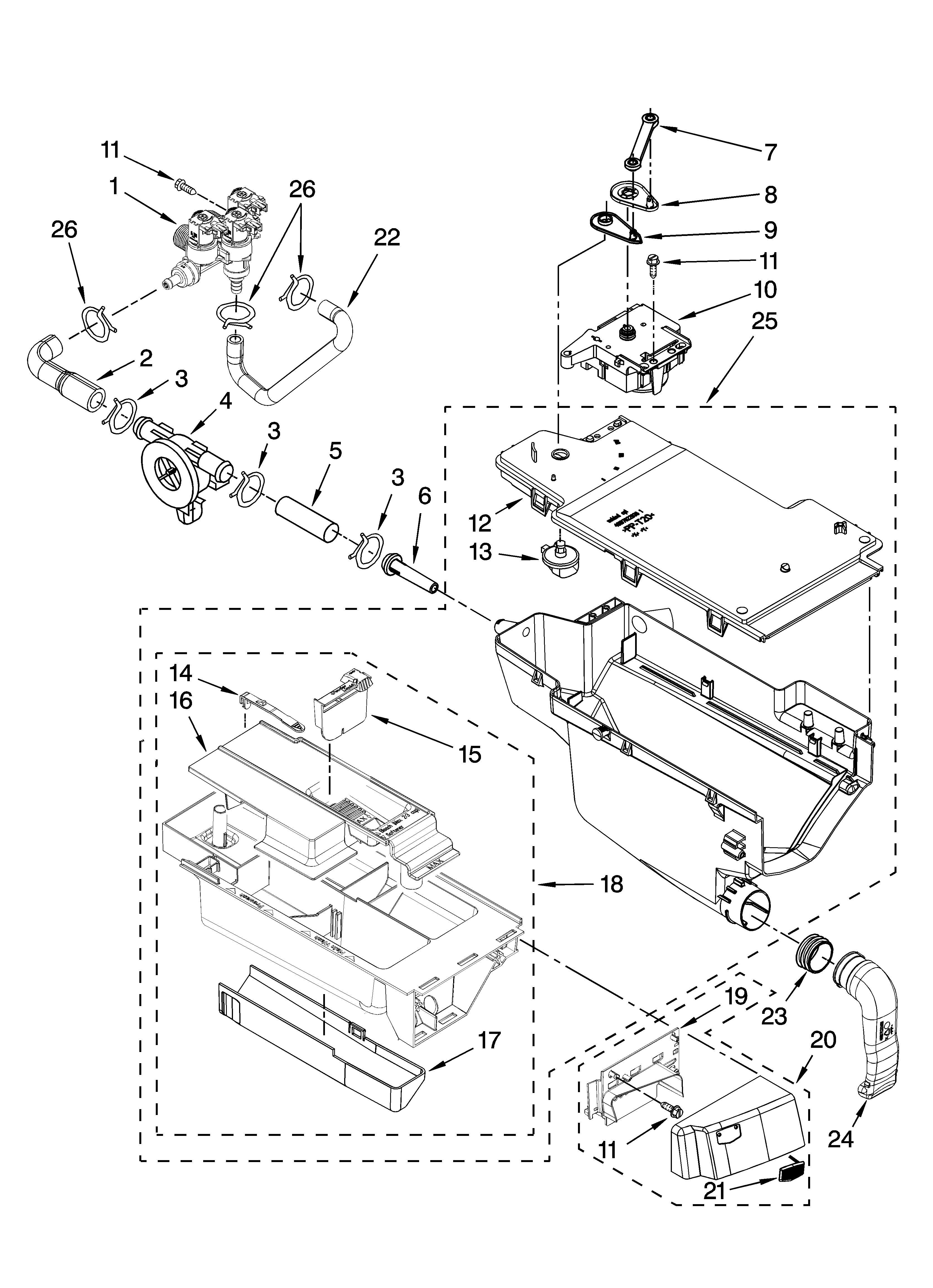 DISPENSER PARTS