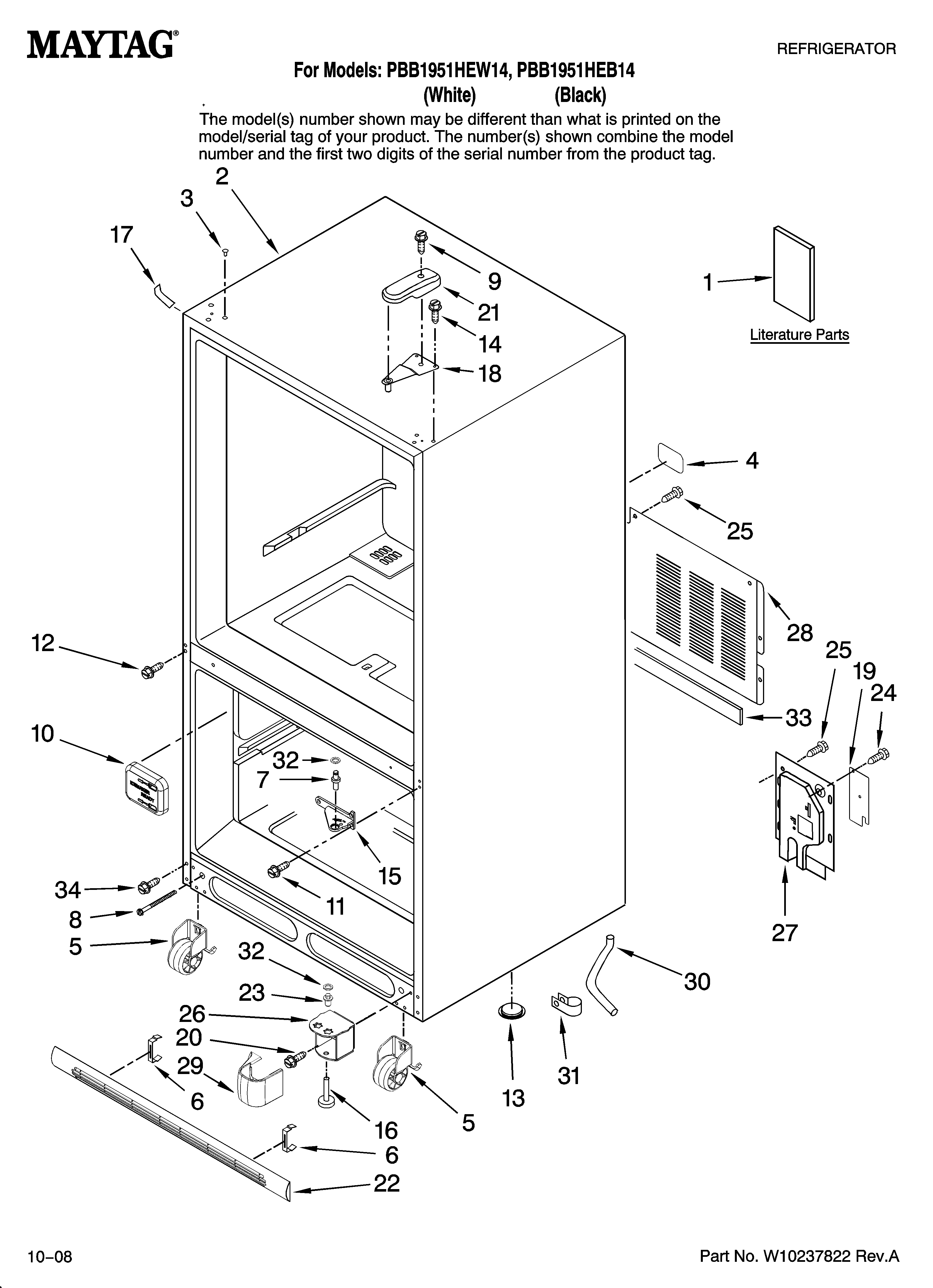 CABINET PARTS