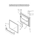 Freezer door parts