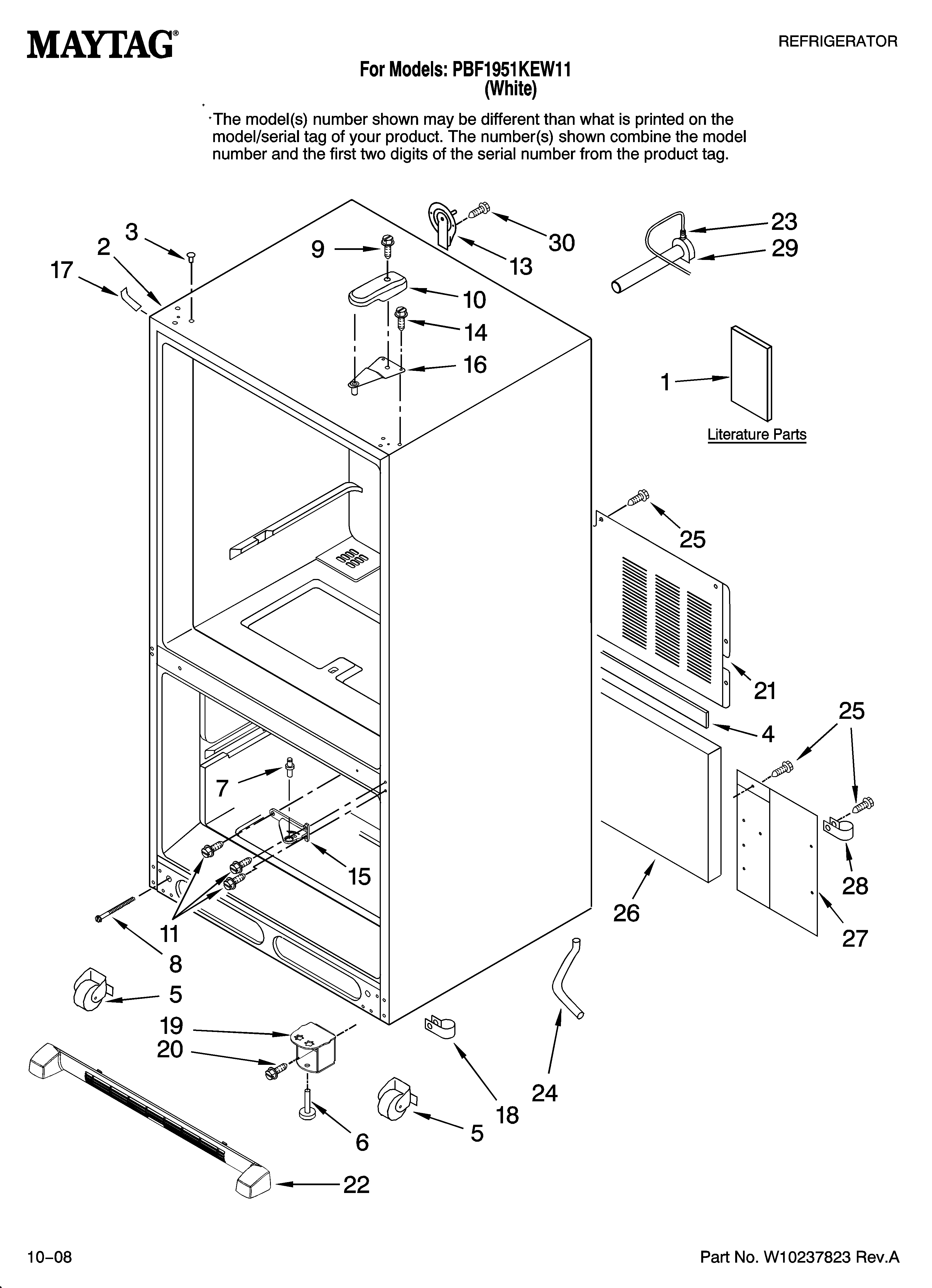 Cabinet parts
