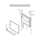 Freezer door parts