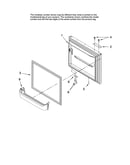 Freezer door parts
