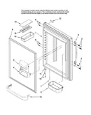 Refrigerator door parts