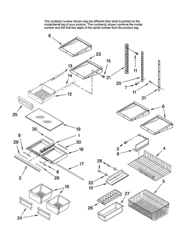 Shelf parts