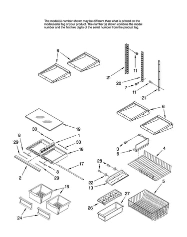 Shelf parts