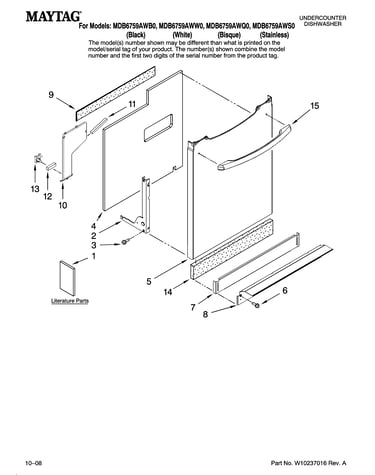 Door and panel parts
