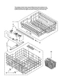 Upper and lower rack parts