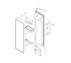 Maytag MSD2254VEW00 refrigerator door parts diagram
