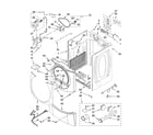 Maytag YMEDE900VJ0 cabinet parts diagram