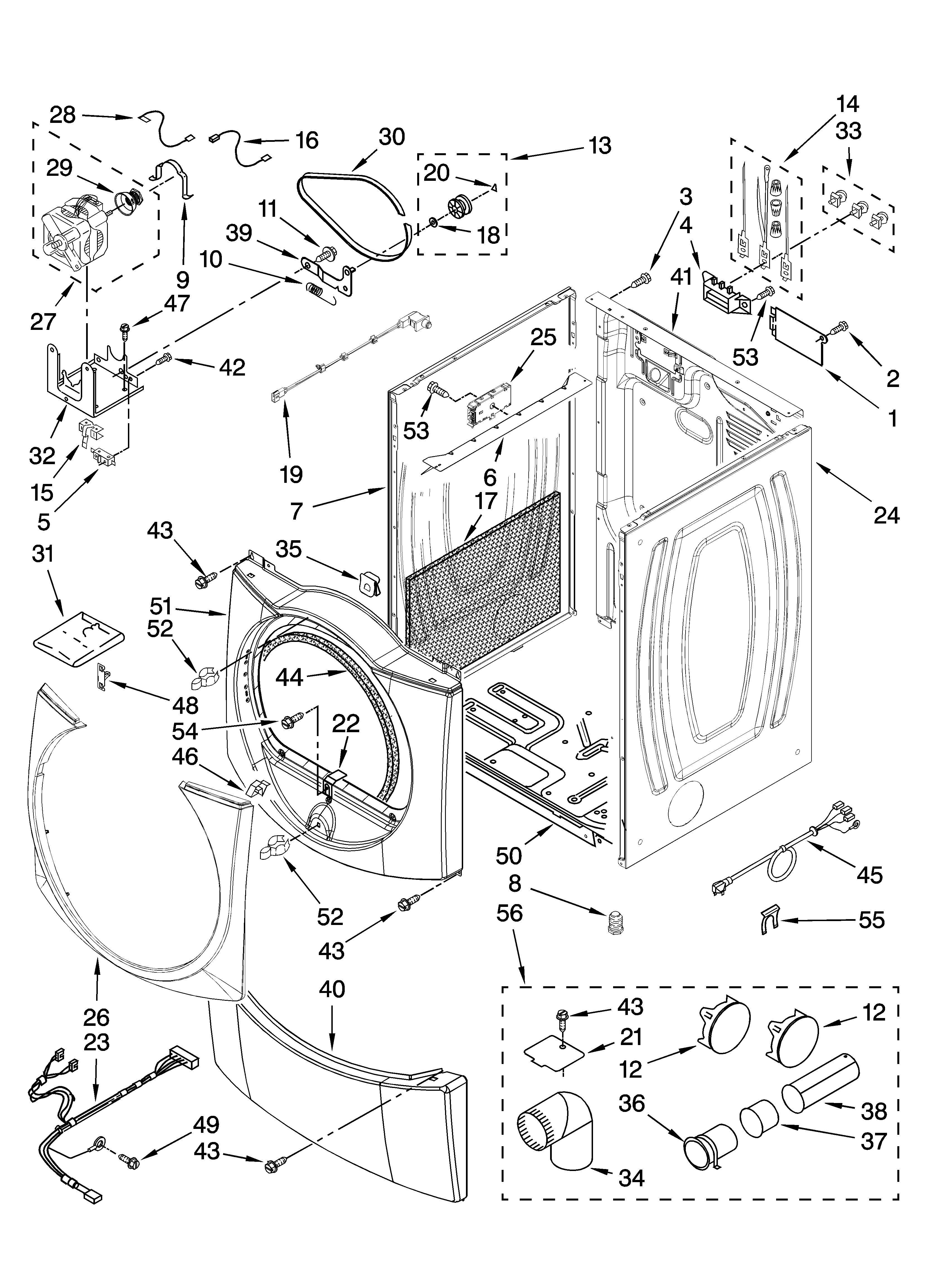 Cabinet parts