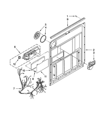 Door and latch parts