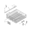 Upper rack and track parts