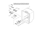 Whirlpool EB2SHKXVD00 refrigerator liner parts diagram
