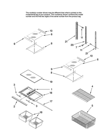 Shelf parts