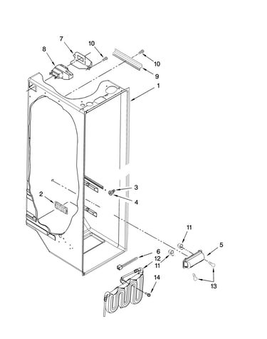 Refrigerator liner parts