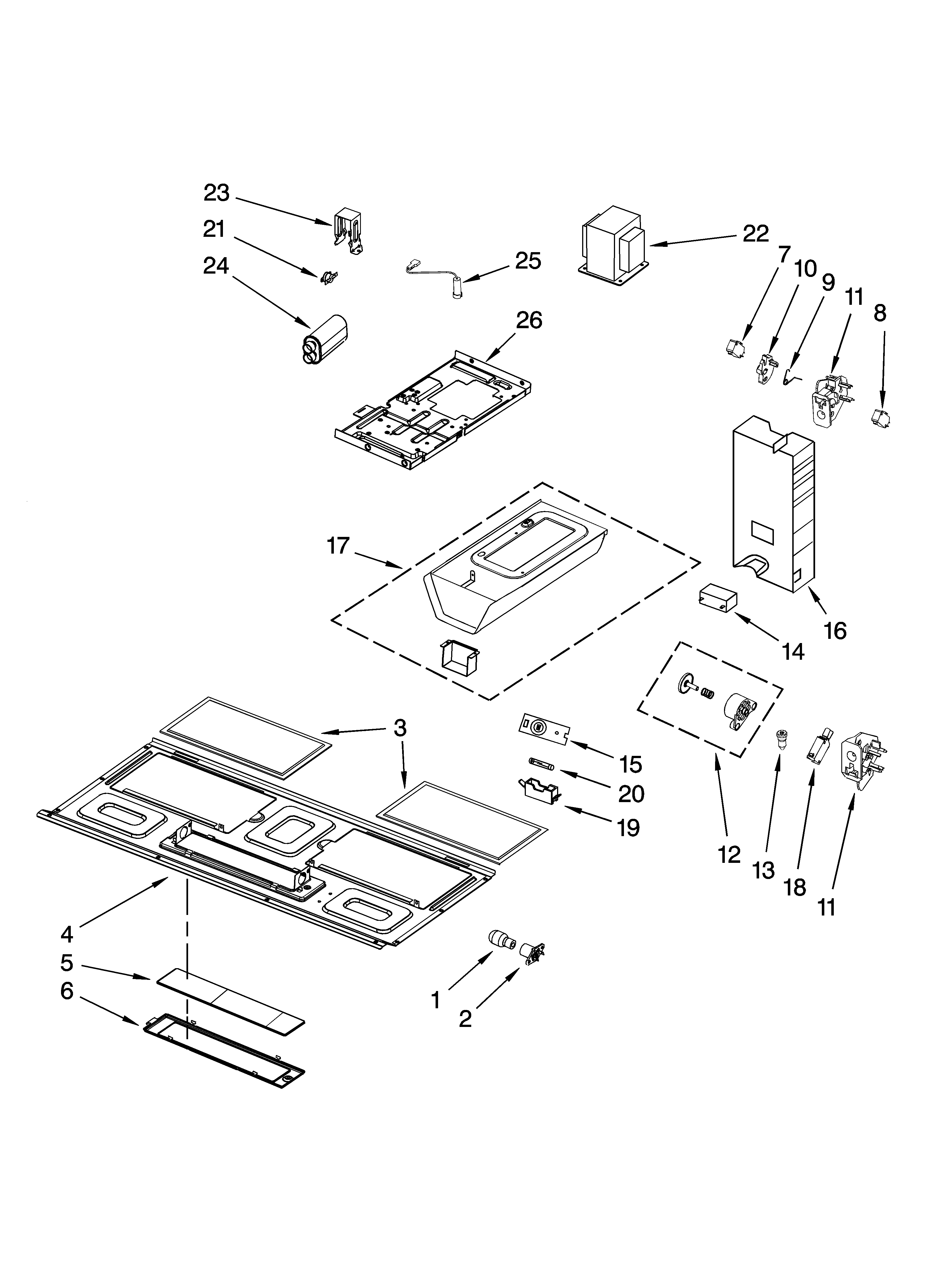 Interior and ventilation parts