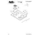 Inglis IVP33800 cooktop parts diagram