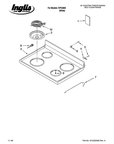 Cooktop parts
