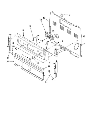 Control panel parts