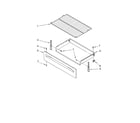 Inglis IVP33800 drawer & broiler parts diagram