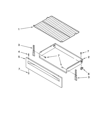 Drawer & broiler parts