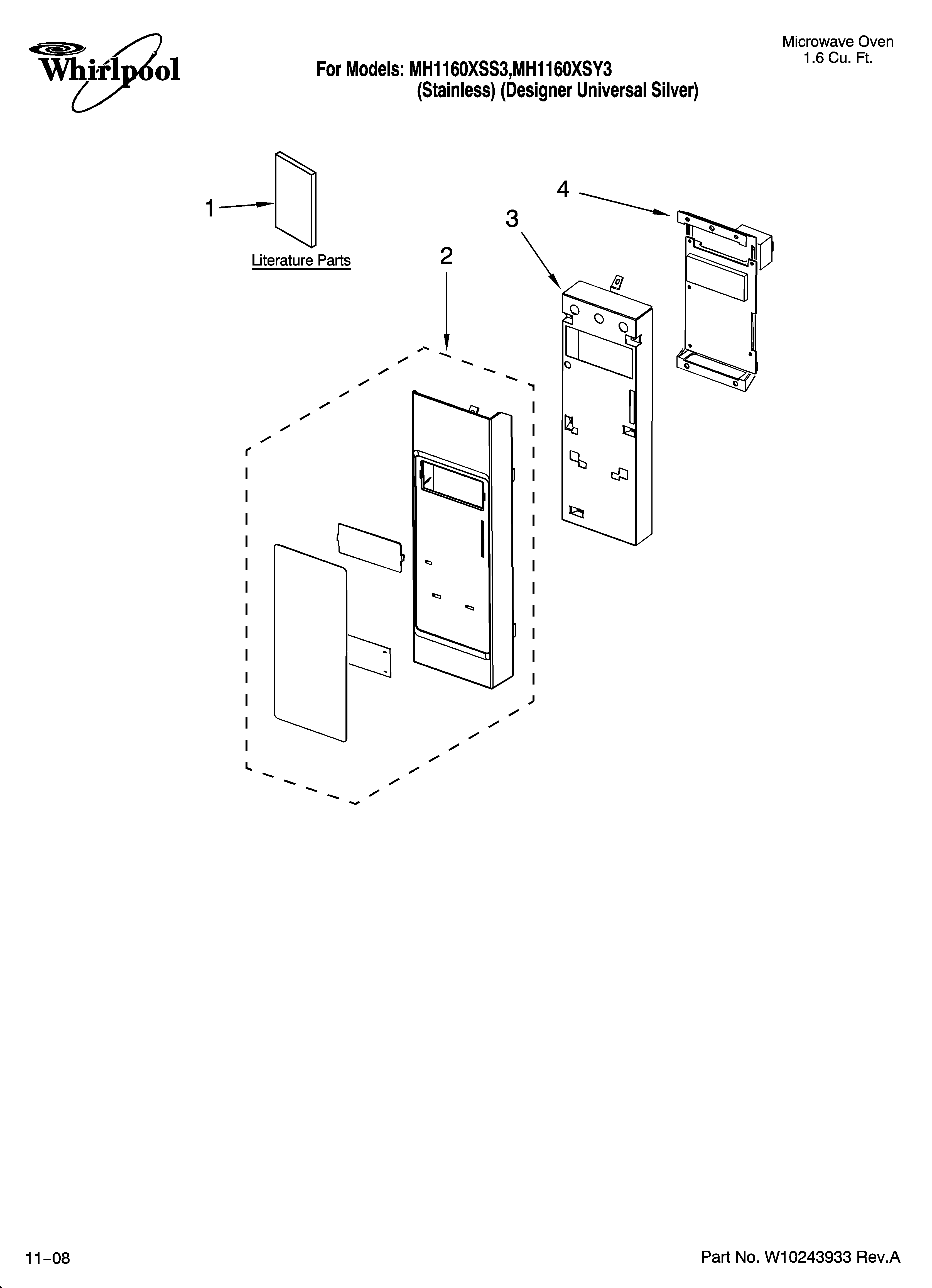 Control panel parts