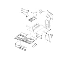 Whirlpool MH1160XSY3 interior and ventilation parts diagram
