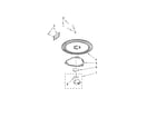 Whirlpool MH1160XSS3 turntable parts diagram