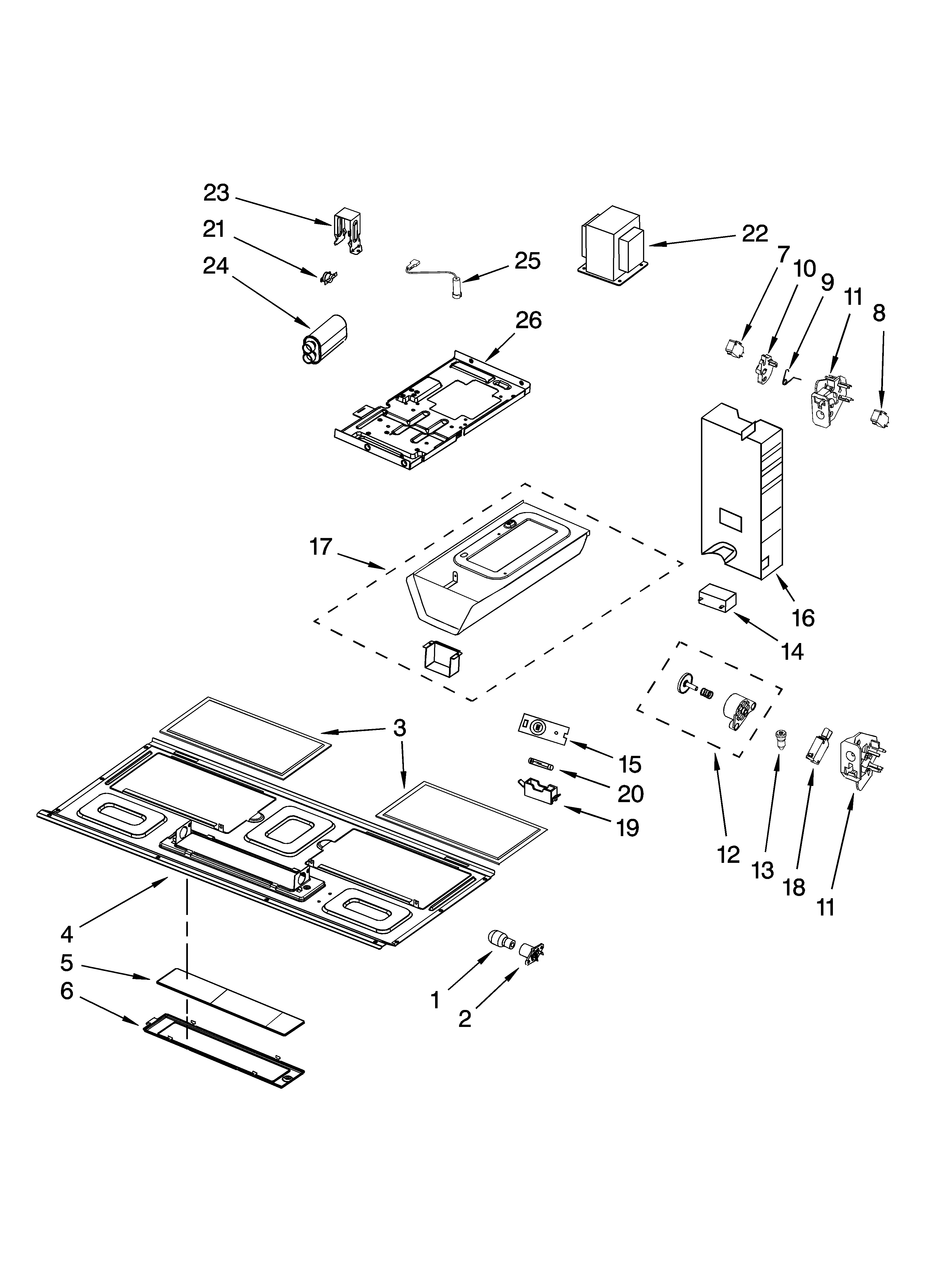 Interior and ventilation parts