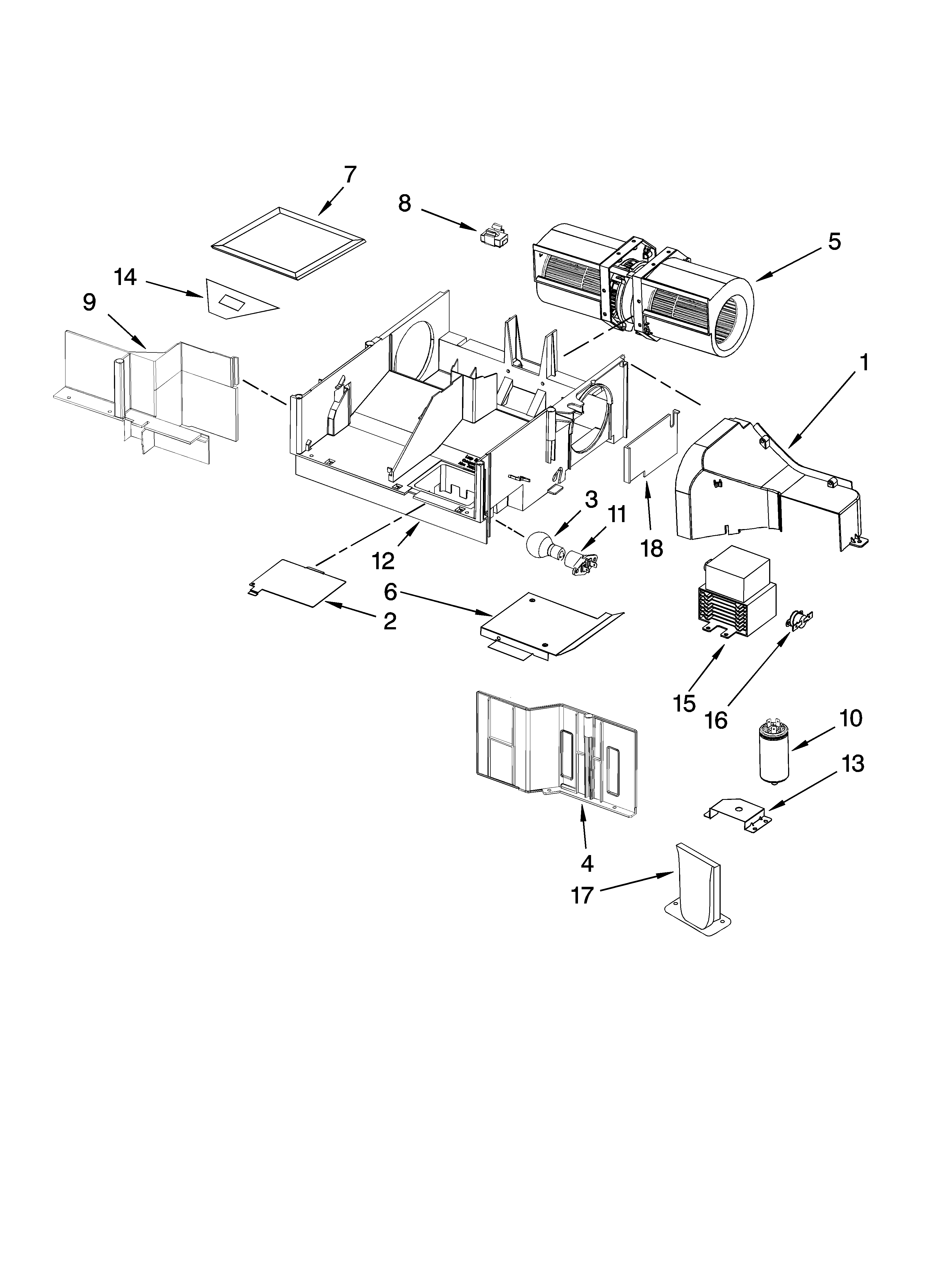 Air flow parts