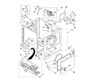 Whirlpool WGD5590VQ0 cabinet parts diagram