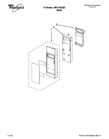 Control panel parts