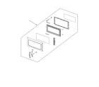 Whirlpool YMH1170XSB3 door parts diagram