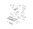 Whirlpool YMH1170XSB3 interior and ventilation parts diagram