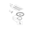 Whirlpool YMH2175XSB3 turntable parts diagram