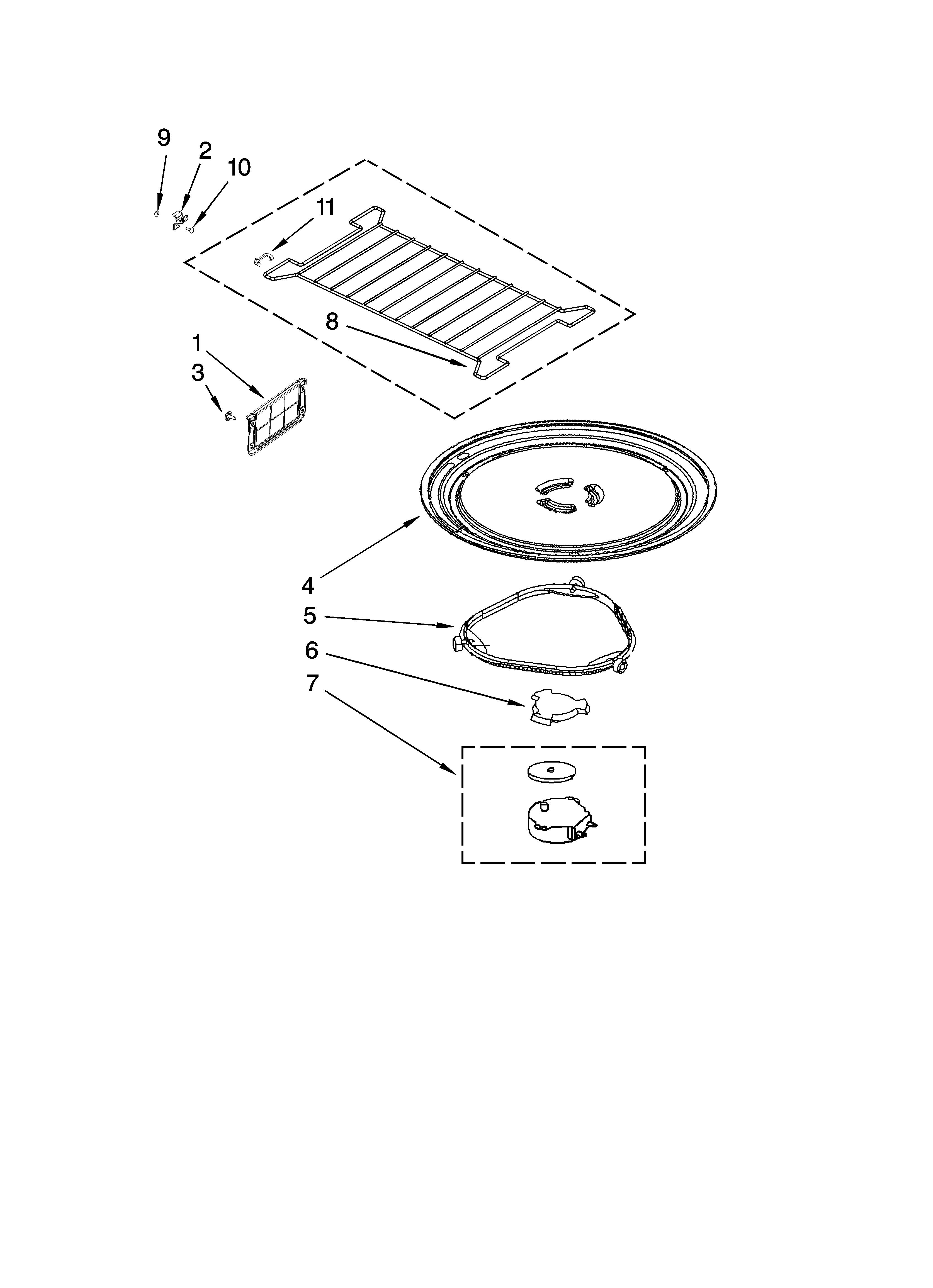Turntable parts