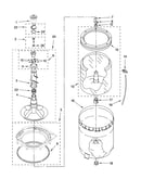 Agitator, basket and tub parts