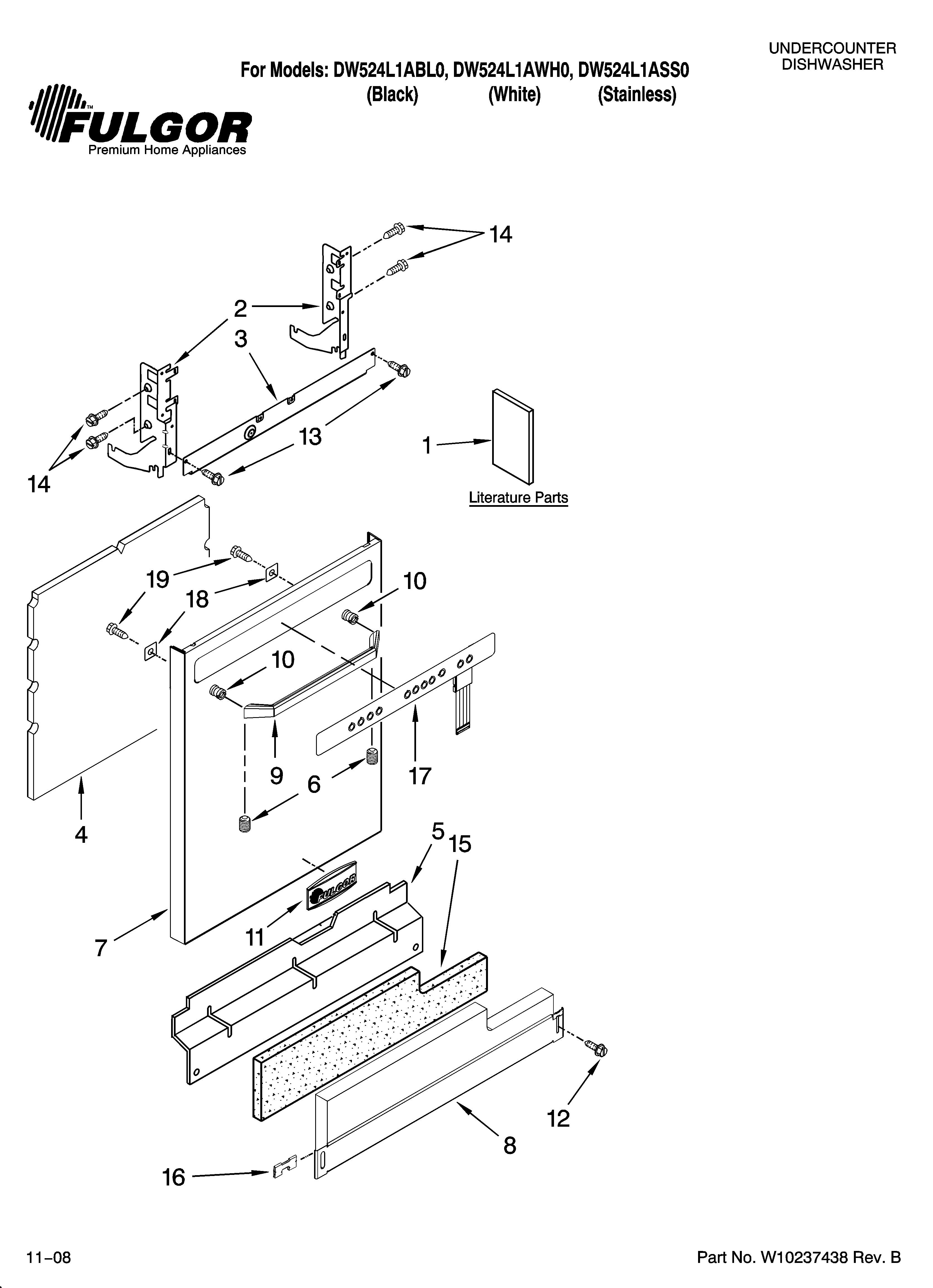 Door and panel parts