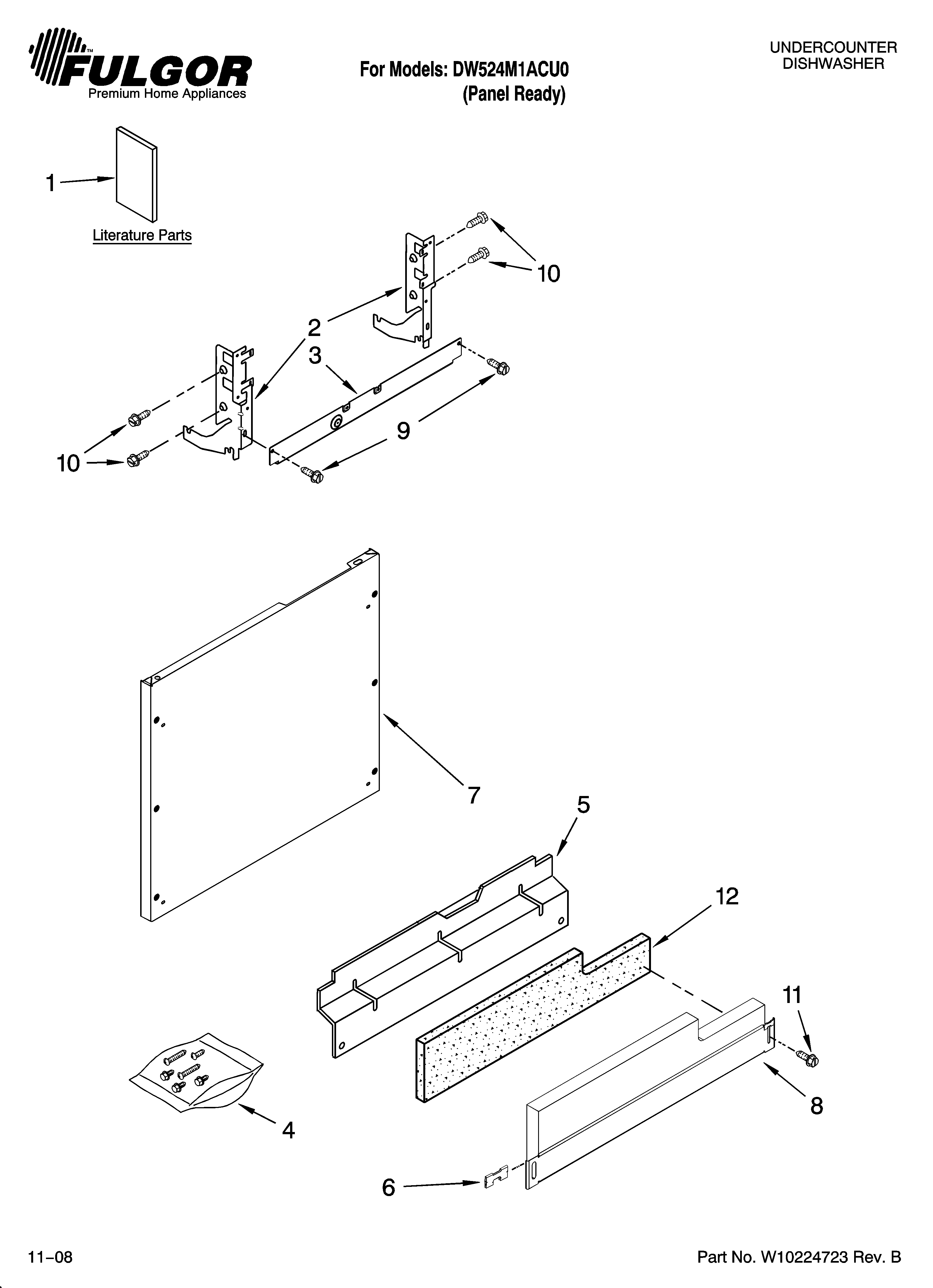 Door and panel parts