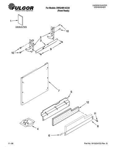 Door and panel parts