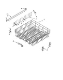 Upper rack and track parts
