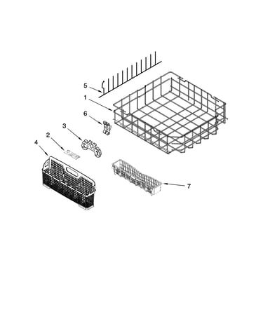 Lower rack parts