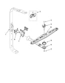 Upper wash and rinse parts
