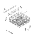 Upper rack and track parts